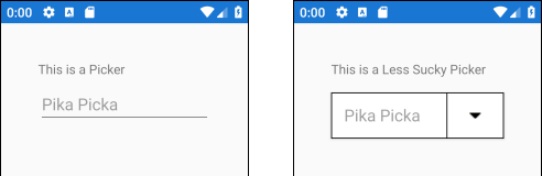 Xamarin.Forms Picker